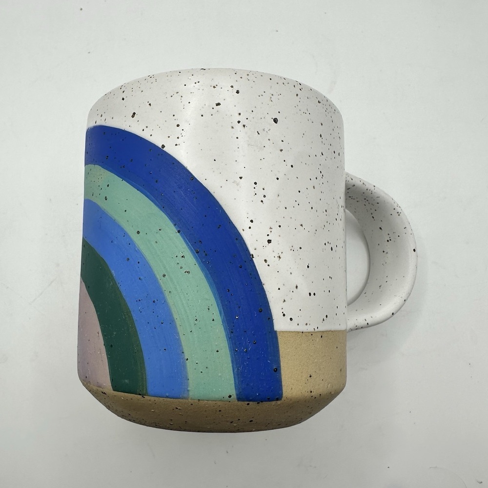 Anthropologie Commune Pottery Among The Rainbow Speckled Stoneware Mug